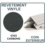 REVETEMENT DE VINYLE COIN EXTERIEUR - CARBONE