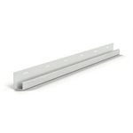 REVETEMENT DE VINYLE MOULURE J 5 / 8PO - BLANC VELOUTE