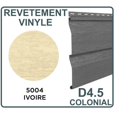 REVETEMENT DE VINYLE DUO D4.5 COLONIAL - IVOIRE