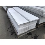 PANNEAU MURAL DE PVC BLANC 12PO X 16PI