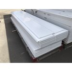 PANNEAU MURAL DE PVC BLANC 16PO X 16PI