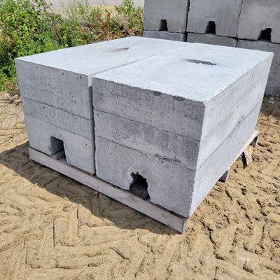 BLOC DE BETON 24PO X 24PO X 48PO