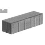 PAVE INDUSTRIA GRIS SÉRIE 600 4X4X24