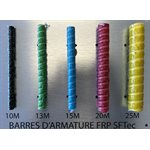 ARMATURE POLYMÈRE RENFORCÉ DE FIBRE FRP G50 15MM X 6M (20PI)