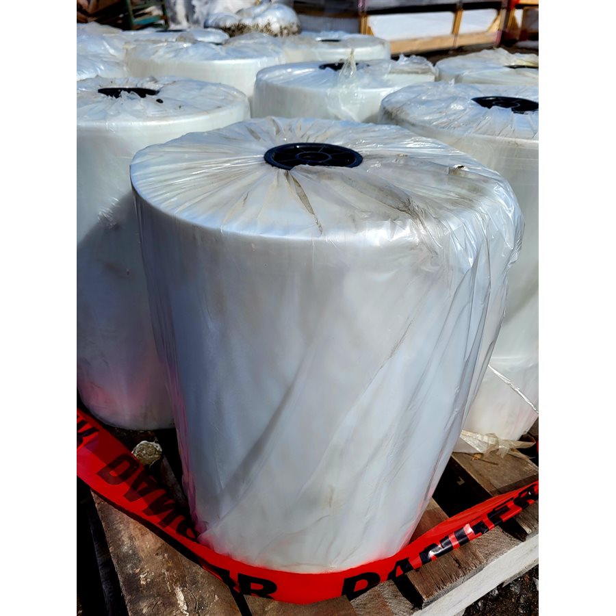 ROULEAU DE FILM PLASTIQUE POLYTHENE X 36PO 0,002MM