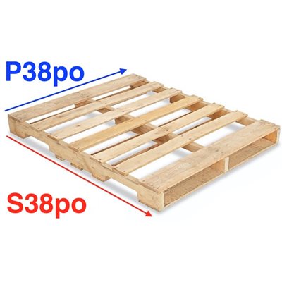 PALETTE P38S38 RECONDITIONNÉE BOIS