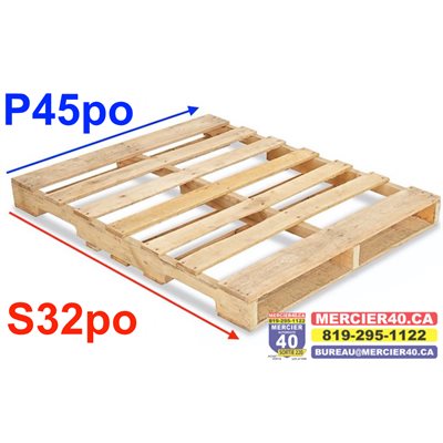 PALETTE P45S32 RECONDITIONNÉE BOIS PALETTE P45S32 RECONDITIONNÉE BOIS