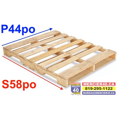 PALETTE P44S58 RECONDITIONNÉE BOIS PALETTE P44S58 RECONDITIONNÉE BOIS
