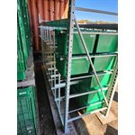 RACK DE MÉTAL POUR BACS VERT DE PLASTIQUE(NON INLUS)