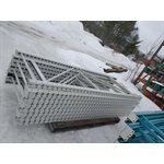 RAYONNAGE USAGÉ - MONTANT 44PO X 120PO (10PI) REDIRACK GRIS
