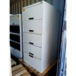 CLASSEUR DE TÔLE 5 TIROIRS 30PO X 18PO X 65 1 / 2PO