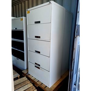 CLASSEUR DE TÔLE 5 TIROIRS 30PO X 18PO X 65 1 / 2PO