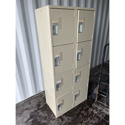 CASIER D'ÉCOLE 8 PORTES 18X32X72 LAF CASIER D'ÉCOLE 8 PORTES 18X32X72 LAF