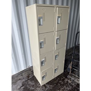 CASIER D'ÉCOLE 8 PORTES 18X32X72 LAF