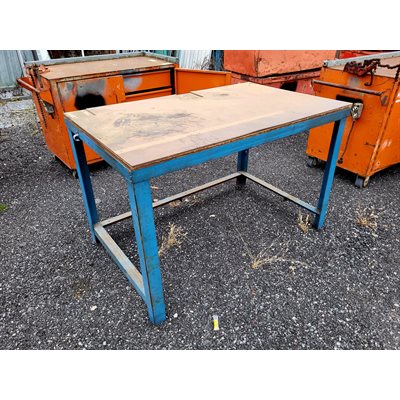 TABLE DE TRAVAIL EN ACIER 52PO X 32PO X 33PO