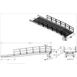 RAMPE DE CHARGEMENT GALVANISÉE 96PO X 34PI NEUVE