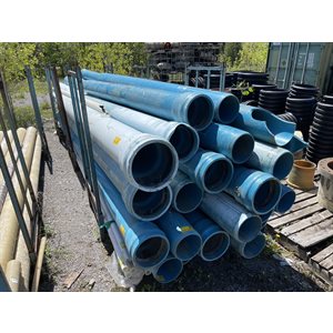 TUYAU DE PVC 8PO X20PI USAGÉ VENDU AU PIED LINÉAIRE