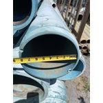 TUYAU DE PVC 8PO X20PI USAGÉ VENDU AU PIED LINÉAIRE