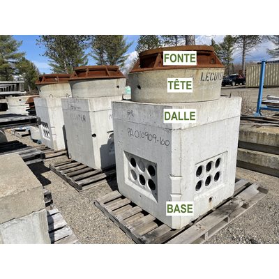 PUITS D'ACCES EN BETON 815X815MM PA-010909-100