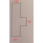 TE FIBRE DE VERRE 16PO X 16PO X 16PO