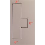 TE FIBRE DE VERRE 8PO X 8PO X 8PO