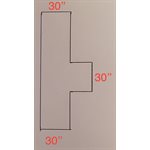 TE FIBRE DE VERRE 30PO X 30PO X 30PO