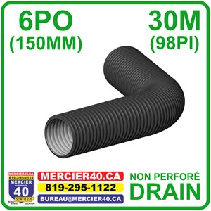 DRAIN 150MM( 6PO ) N / P 30M 6PO - SOLENO