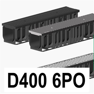 CANIVEAU HAURATON D400 150MM 6PO - SOLENO CANIVEAU HAURATON D400 150MM 6PO - SOLENO