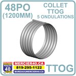 PONCEAU ACIER - TTOG COLLET 1200MM 5 OND. 48PO - SOLENO