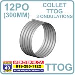 PONCEAU ACIER - TTOG COLLET 300MM 3 OND. 12PO - SOLENO