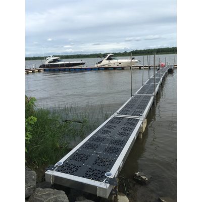 PONTON 040PO X 128PO ( PASSERELLE POUR QUAI FLOTTANT ) PONTON 040PO X 128PO ( PASSERELLE POUR QUAI FLOTTANT )