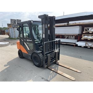 CHARIOT ÉLÉVATEUR DOOSAN 6000LBS G35EC-7 PROPANE 1750HRS